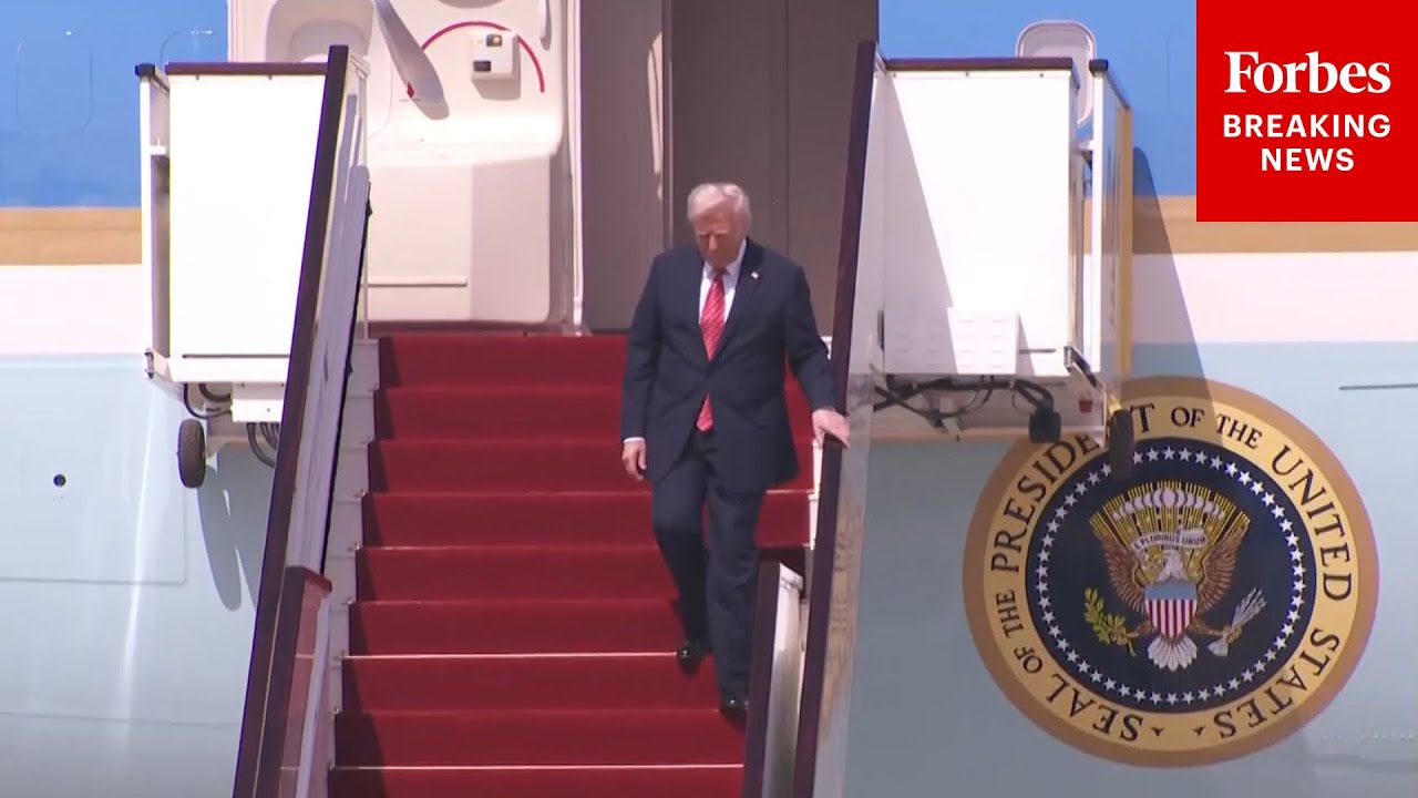 BREAKING NEWS: President Trump Arrives In Doha, Qatar, On Air Force One