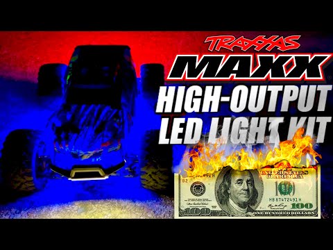 How To Install The Traxxas Maxx LED Light Kit.  Is It Worth The Money?