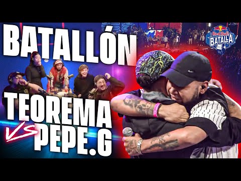 ¡BATALLÓN! TEOREMA VS PEPEGRILLO | REACCIÓN A RED BULL CHILE 4TOS 🇨🇱 (CON SKADI, NINETEEN Y PANAS)