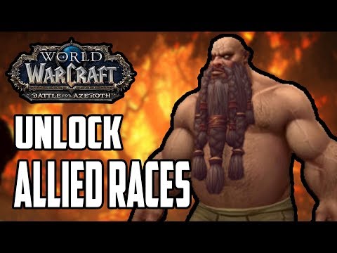 How To Unlock Allied Races - Zandalari Trolls & Kul Tiran Humans (WOW BFA Guide)