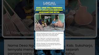 Asal Usul Desa Ngrombo, Dari Lahan Luas Menjadi Kampung Gitar Terkenal sebagai Sentra Produksi Lokal