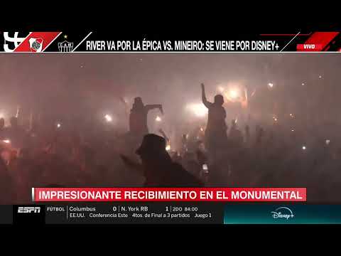 INIGUALABLE RECIBIMIENTO A RIVER PLATE..!!, 🐔🙌🇦🇷 