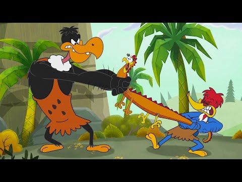 Prehistoric Show-Down! | Woody Woodpecker