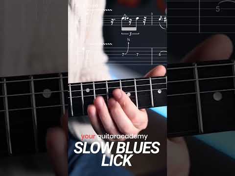 Try This Slow Blues Lick! #guitarist