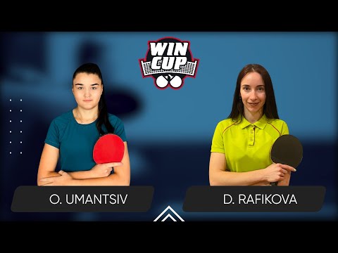 07:00 Olha Umantsiv - Diana Rafikova West 1 WIN CUP 16.06.2024 | Table Tennis WINCUP
