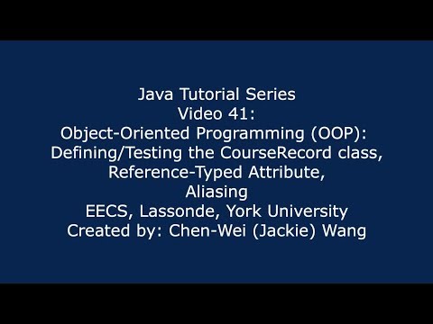 Eecs1021 Java Tutorial 41