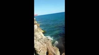 Imágenes del desagüe en el mar Caribe Imágenes del desagüe en el mar Caribe