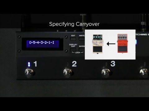ES-5 Quick Start Chapter 6: Specifying Carryover