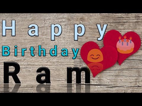 Happy Birthday Ram
