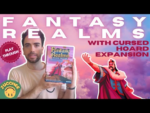Fantasy Realms (Deluxe) + Cursed Items and Cursed Hoard | Solo Playthrough