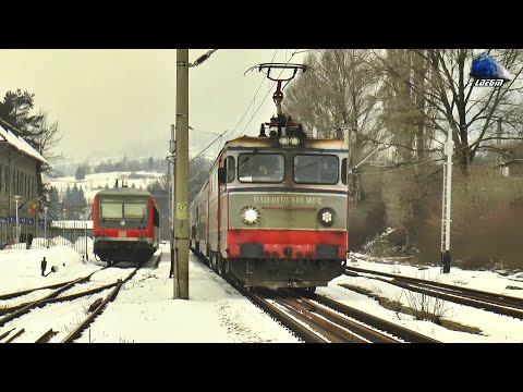 Trenuri prin Zăpadă & Activitate Feroviară în Gara Lunca Ilvei - 17 Ianuarie 2025