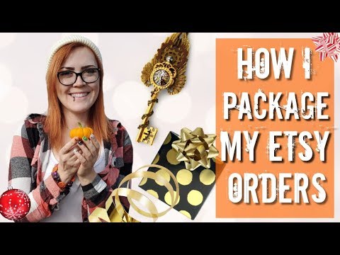 How I Gift Wrap my Etsy Orders for Cheap - Holiday Prep Series Episode 6