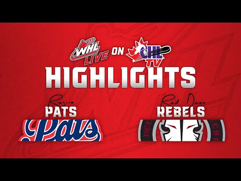 Regina Pats at Red Deer Rebels 01/04 | WHL Highlights 2024-25