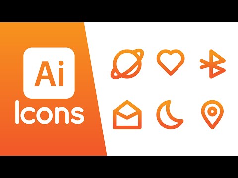 How to Draw Icons Using The Grid Method / Simple / Icon Design Process / Adobe Illustrator Tutorial