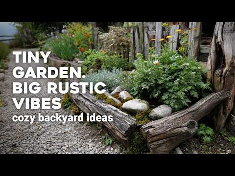 🌿 Rustic Garden Ideas for Small Spaces: Cozy, Vintage Charm on a Budget