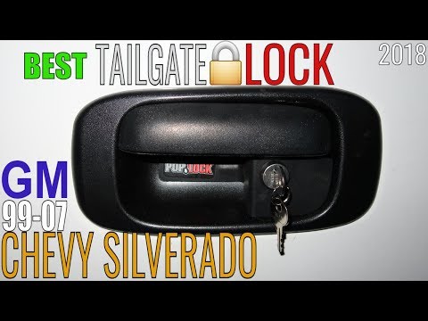 Chevy Silverado 1500 Sierra TAILGATE LOCK Pop & Lock Review How To Install Locking Rear Handle Latch
