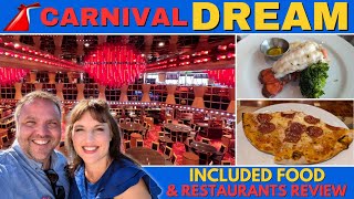 Carnival Dream Free Food & Restaurants Review (Complimentary Dining) 🍽️🚢