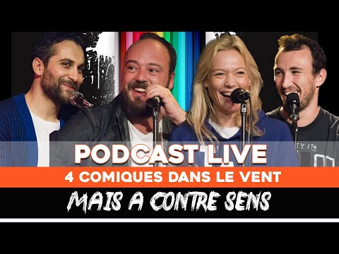 Ep 9 - Alban Ivanov, Caroline Vigneaux, Pierre Thevenoux, Seb Mellia -  4 Comiques dans le vent