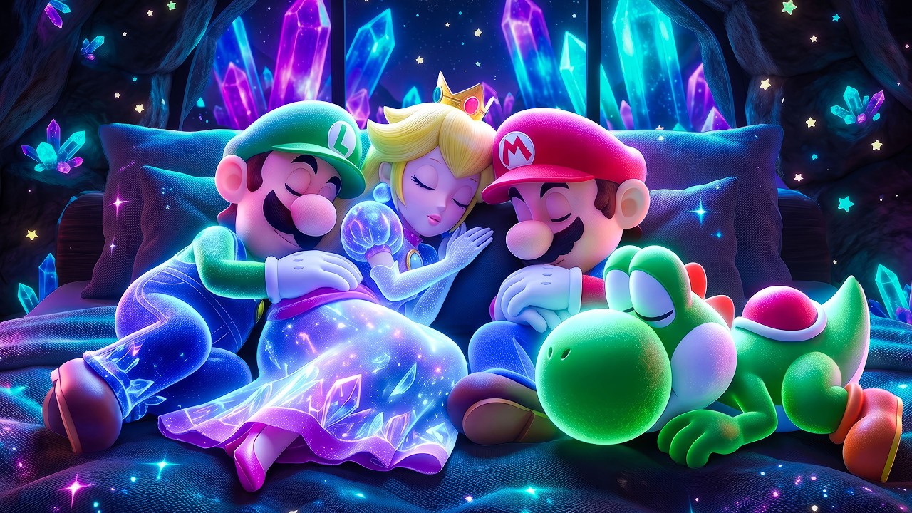 DEEP SLEEP 💤 Sleep Instantly Within 3 Minutes, Insomnia Healing, Heal Mind 🌙 Super Mairo Bros