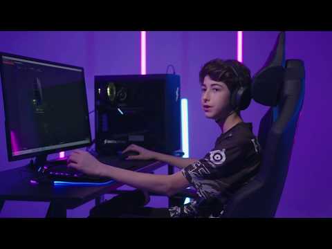Žaidimų pelė SteelSeries su laidu Rival 3, Juodos spalvos video