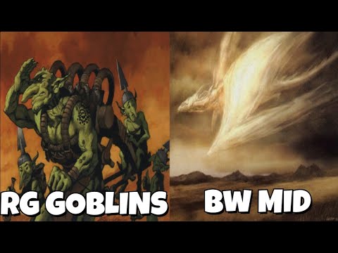 MTG PREMODERN best of 5 (and extra SB): RG Goblins vs BW Midrange (No control, Deadguy Ale).