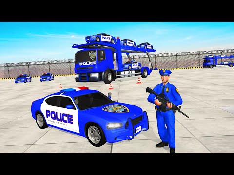 us police car transport career | police transport game | never stop jk
