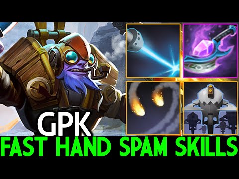 GPK [Tinker] Super Mid 11k MMR Insane Fast Hand Spam Skills Dota 2
