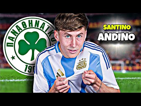 Santino Andino - The Argentine Wonderkid | Goals & Skills 2025 🔥