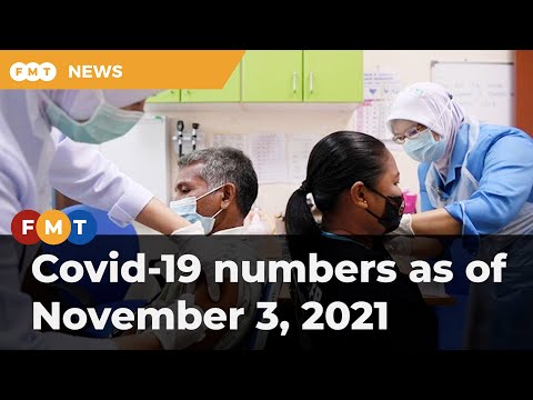 Covid-19 numbers as of November 3, 2021