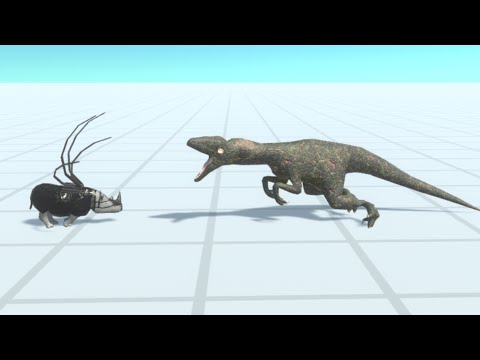 TINY STEELNOCEROS vs EVERY UNIT - Animal Revolt Battle Simulator