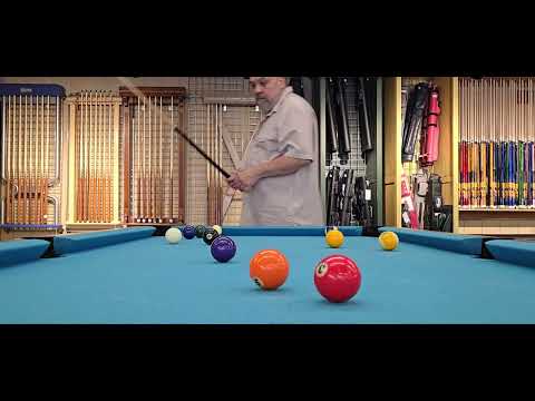 Playing Pool on a Valley Dynamo Panther 7 foot Pool Table