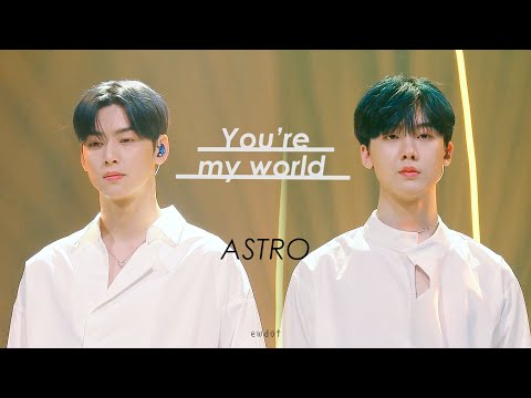 [ASTRO] 아스트로 - You’re my world 히든트랙2 직캠 교차편집+색보정 (Stage mix + Color grading)