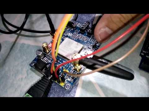 GSM/GPS Sim 808 Sim908 Module video