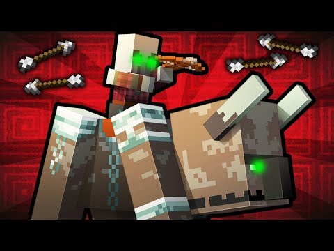 How Pillagers Tame Ravagers - Minecraft