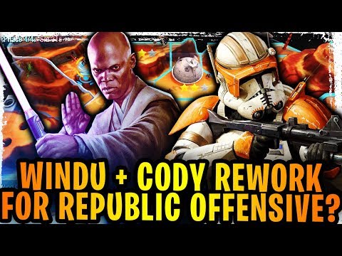 Mace Windu + Commander Cody Rework to Make Republic Offensive Easier? Bad Batch Next New Team?