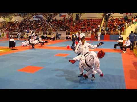 Jason Zaidan (IRL) v Arsen Khachatrian (RUS) - Male -78kg Sparring