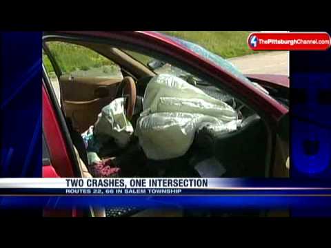 Car Crashes Injure 4 Near Routes 66, 22