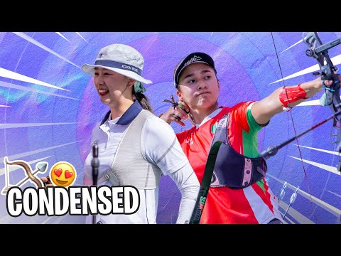 Condensed: 16-year-old Angela Ruiz puts Lim Syhyeon under pressure in Medellin.