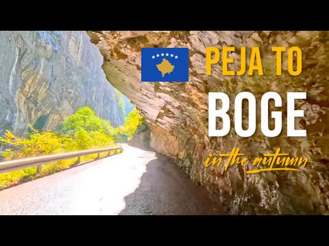 Driving in Kosovo 🇽🇰 from Peja to Bogë in October 2024