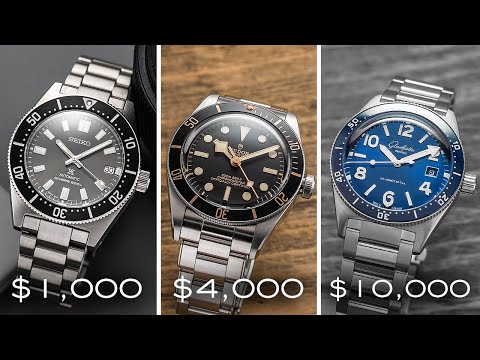 Why Pay More For A Dive Watch? Comparing $1,000, $4,000, and $10,000 Dive Watches - What Do You Get?