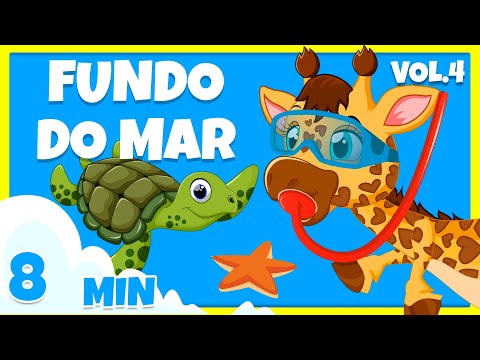 Fundo do Mar (Desenho Infantil) Vol. 4 - Giramille 8 min | Desenho Animado Musical
