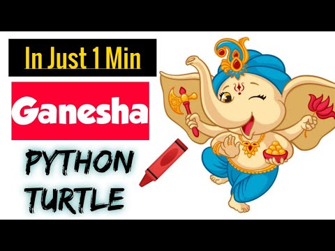 Shree Ganesha Python Turtle %f0%9f%94%a5 Python Turtle Python Turtle Tutorials