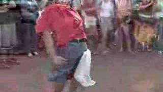 DOF dancing at the Midnight Sun Festival 2004