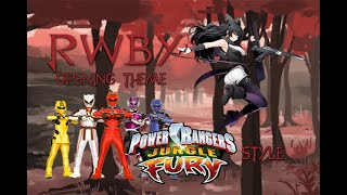 RWBY Opening (Power Rangers Jungle fury style)