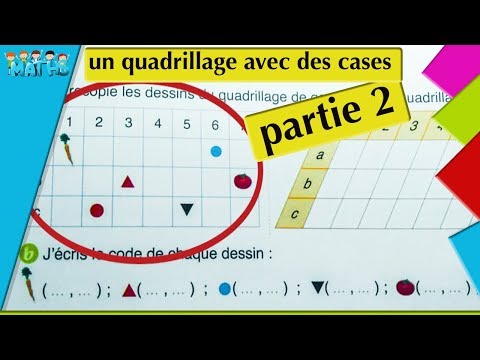 Se repérer dans un quadrillage avec des cases (la suite)