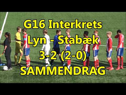 G16 Interkrets: Lyn - Stabæk 3-2. SAMMENDRAG
