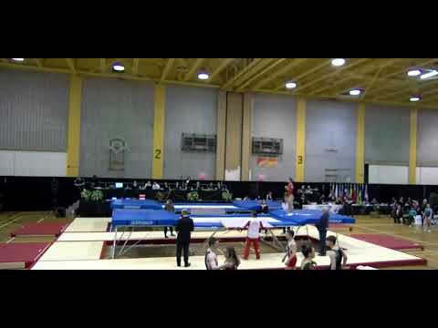 20180422トランポリンカナダカップ 決勝 宇山芽紅