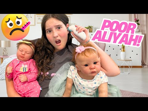 REBORNS CHEER ALIYAH UP WHEN SHE'S SICK