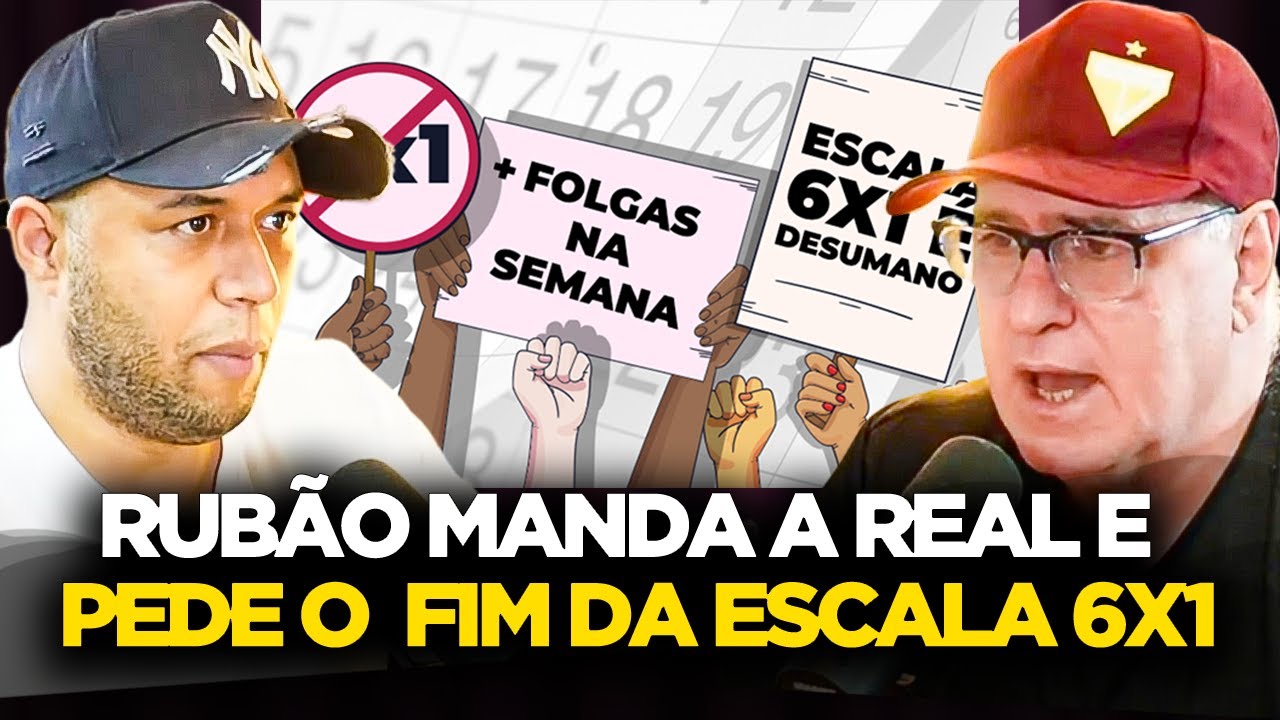 RUBÃO DETONA A ESCALA 6X1 E PERDE A PACIÊNCIA COM INFLUENCERS DE TIKTOK