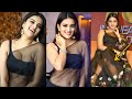 Nidhi Agarwal HOT LOOKS In Black Saree Nidhi Agarwal Latest TT